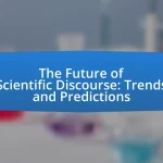 The Future of Scientific Discourse: Trends and Predictions