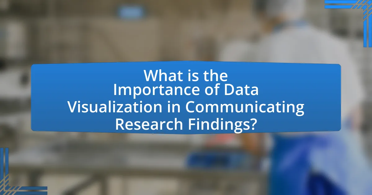 What is the Importance of Data Visualization in Communicating Research Findings?